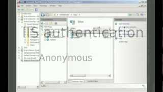 IIS anonymous authentication configuration example [upl. by Aeirdna]