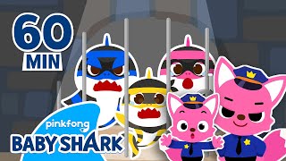 BEST Baby Shark vs Thief Shark Family Series  Compilation  Baby Shark Official [upl. by Ilowell551]