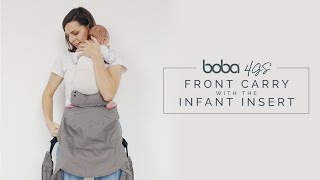 Boba 4GS  Front Carry with the Infant Insert [upl. by Mcallister]