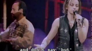 Gianna Nannini  Vieni Ragazzo live 91 english translation [upl. by Yrrem92]