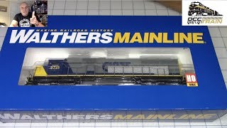 DCCTRAIN live ESU Select sound decoder installation Walthers HO EMD SD60 [upl. by Nauqit]