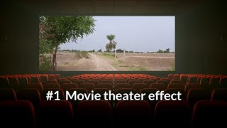 How to set movie theater effect in your video through kinemaster [upl. by Llaccm144]