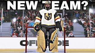 NHL 24 Goalie Be a Pro 4  FREE AGENCY [upl. by Ahsropal]