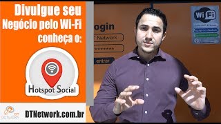 Divulgue seu negócio pelo WiFi conheça o Hotspot Social HotspotSocial UniFi MikroTik [upl. by Ainolopa]