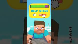 Rage Run Steve VS Mutant Zombie  Funny An minecraft shorts animation [upl. by Carper]