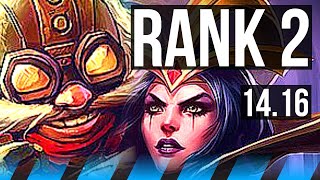 CORKI vs LEBLANC MID  Rank 2 Rank 1 Corki  NA Challenger  1416 [upl. by Him88]