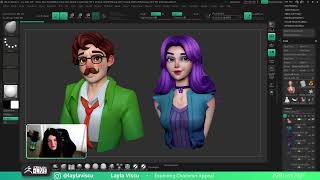 Exploring Character Appeal – Layla Viscu – ZBrush 2024 [upl. by Donohue]