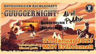 Escholzmatt Fasnacht 2023 Jungschränzer Auftritt Mehrzweckhalle beim Guggertreffen der Änteguugger [upl. by Clite]