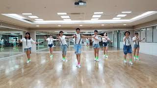 Thangs Line Dance Absolute Beginner Level [upl. by Pavia107]