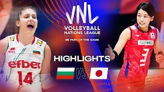 🇧🇬 BUL vs 🇯🇵 JPN  Highlights Week 1  Womens VNL 2023 [upl. by Carin]