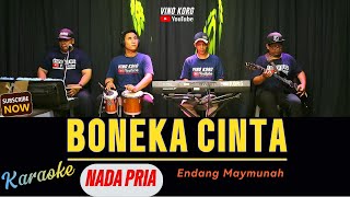 BONEKA CINTA KARAOKE NADA PRIA [upl. by Notsud]