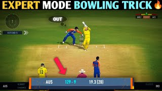 How to Take Wickets in RC24  RC24 Expert Mode Bowling Trick [upl. by Akimal]