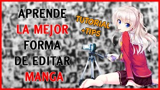 Cómo editar manga Limpieza escritura y traducción ¡TUTORIAL COMPLETO  7 Tips [upl. by Harahs]