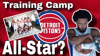 Pistons Training CampMedia Day  Cade a ALLSTAR detroitpistons [upl. by Dammahum816]