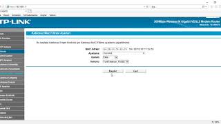 Türk Telekom tdw9970 kablosuz ağa bağlı cihazları görme ve engelleme [upl. by Windham13]
