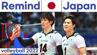 Re Japan 🇯🇵 vs Italy 🇮🇹 highlight 2022 remind volleyball [upl. by Adabelle]