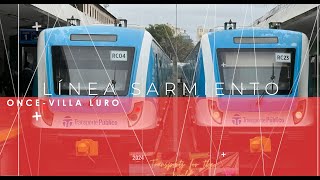 LÍNEA SARMIENTO  EMU CSR QINGDAO SIFANG Once a Villa Luro [upl. by Kristina]