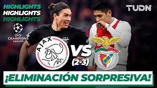 Highlights  Ajax 0231 Benfica  UEFA Champions League 2022  8vos vuelta  TUDN [upl. by Scuram]