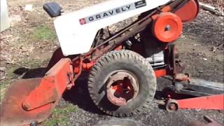 Installing dual wheels on a gravely walk behind [upl. by Bren]