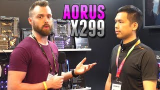 AORUS Intel X299 Motherboards  Computex 2017 [upl. by Corinna]