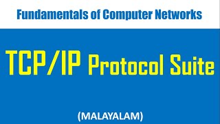 TCPIP Protocol Suite  Malayalam tutorial  CS Classroom [upl. by Liag]