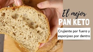 El PAN KETO que sabe a pan de verdad 😱 🍞  crujiente por fuera y esponjoso por dentro LISTO EN 1H ⏰ [upl. by Blane420]