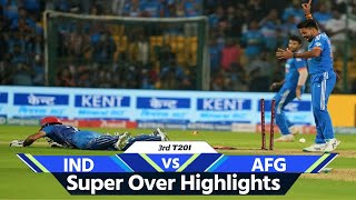 India vs Afghanistan 3rd T20 Super Over Highlights Ind vs Afg 3rd T20 Super Over Highlights  Ind V [upl. by Dotson]