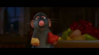 RATATOUILLE  Remy experiencing food as colour shape and sou [upl. by Anauq]