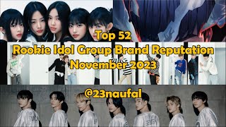 Top 52 Rookie Idol Group Brand Reputation November 2023 brikorea 23naufal [upl. by Minny]