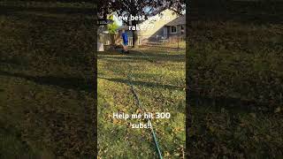 New best way to rake💀 fypシ゚viral fyp blud yard scooter raking [upl. by Chanda]