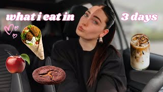 WHAT I EAT IN A DAY 🥯 72 hours NOA QUIST [upl. by Willard]