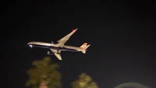 British Airways Airbus A3501000 GXWBJ arriving in Las Vegas [upl. by Winson303]