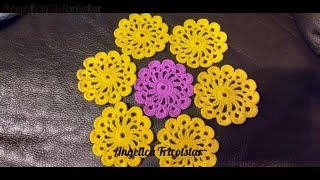 Floare Crosetata Tutorial Pas Cu Pas Angelica Tricotstar [upl. by Ko]