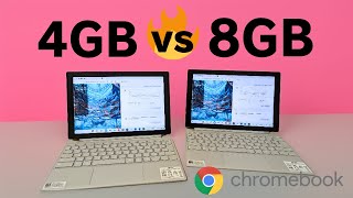 気のせいじゃね 🤔 Chromebook RAM 4GB vs 8GB 対決 🔥RAMの容量より重要なモノそれは・・・4GBそんなに悪なのか 8GBならサクサクなのか 誰得検証 [upl. by Jennette722]