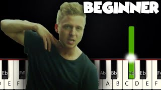 Counting Stars  One Republic  BEGINNER PIANO TUTORIAL  SHEET MUSIC by Betacustic [upl. by Aihtela]