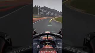 BIBLICAL SAVE AT EAU ROUGE f124 formula1 formula1race automobile easportsf1 [upl. by Elladine]