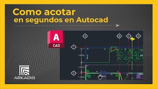 Cómo acotar planos de manera rapida y sencilla en Autocad [upl. by Sheeb635]