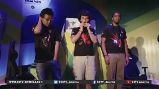 Inaugural eGames held at British House during Rio Olympics [upl. by Ahsinroc]