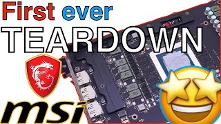 My very first teardown MSI Gaming X Trio [upl. by Romine]