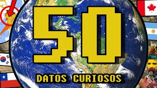 50 DATOS CURIOSOS DEL MUNDO Geografía [upl. by Nelak]