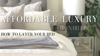 AFFORDABLE LUXURY LINEN BEDDING IDEAS [upl. by Herald]