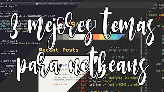 3 Mejores temas dark para Netbeans 2022 [upl. by Annid]