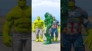 COLOURFULL SPIDERMAN VS MCU HULK TEAM BATTLE WHO IS STRONGEST 3 shorts [upl. by Llaccm]