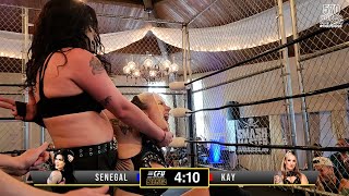 FREE MATCH Allysin Kay vs Jamie Senegal CAGE MATCH [upl. by Edsel894]