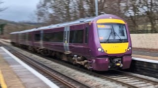 Class 185 amp Class 170 Trains  Hope Station Derbyshire [upl. by Ingeberg]