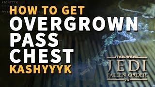 Overgrown Pass Chest Location Kashyyyk Star Wars Jedi Fallen Order [upl. by Ivana]