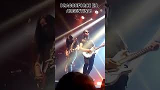 Dragonforce  Cry Thunder Guitar solo ARGENTINA 2024 [upl. by Rossen]