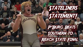 Phillipsburg 27 Southern 25  Wrestling  Group 5 state semifinal  Stateliners knock off the Rams [upl. by Noissap506]