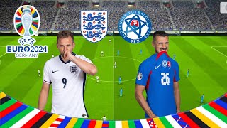 England vs Slovakia  Round of 16  UEFA EURO 2024 [upl. by Valerlan217]