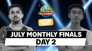 World Championship July Monthly Finals  Day 2  ClashWorlds  Clash of Clans [upl. by Trudey]